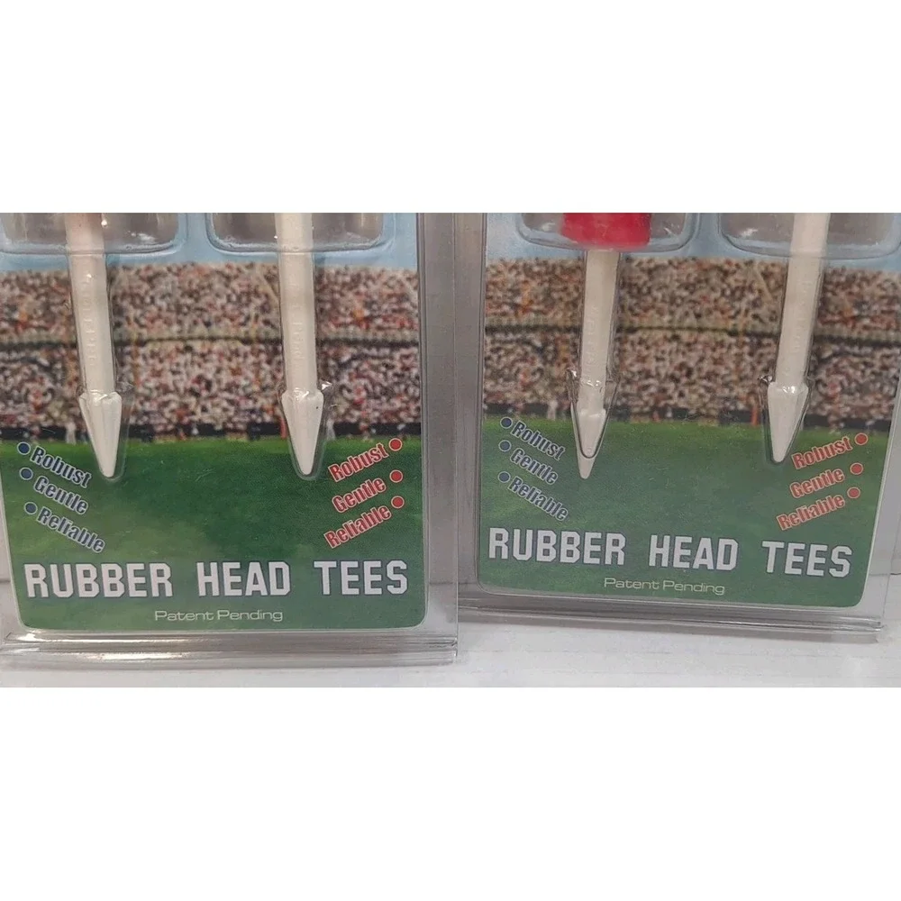 NIP South Dakota Coyotes Golf‎ Pro Rubber Head Golf Tees, 4 Total Golf Tees